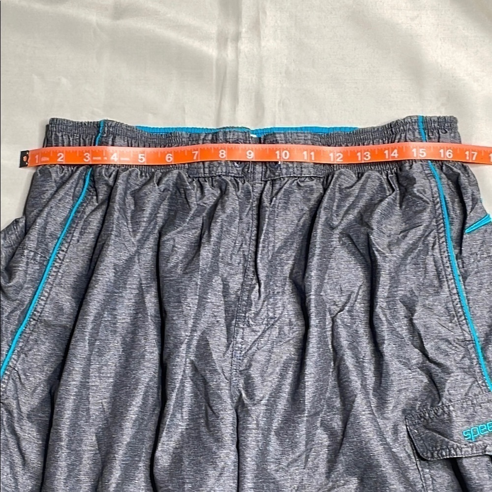 SPEEDO Gray and Blue Swim Shorts - Picture 3 of 7